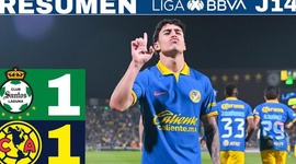 Liga MX: Santos Laguna 1 - 1 America (2023-2024)
