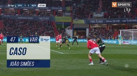 Allianz Cup: Sporting vs Benfica, Caso João Simões (VAR), 47' (2024-2025)