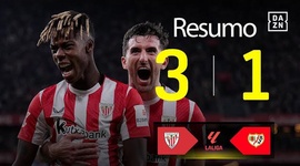 La Liga: Athletic Bilbao 3 - 1 Rayo Vallecano (2024-2025)