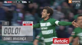 Liga Portugal Betclic: Sporting vs Farense, Golo 1-0 Daniel Bragança (2023-2024)