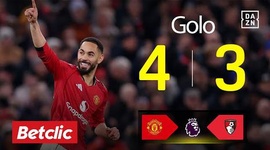 Premier League: Man Utd vs AFC Bournemouth, Golo 4-3 Matheus Cunha (2025-2026)