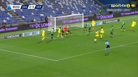 Serie A: Sassuolo vs Verona, Golo 3-0 D. Berardi (2025-2026)