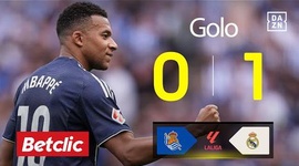 La Liga: Real Sociedad vs Real Madrid, Golo 0-1 Mbappé (2025-2026)