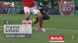 Liga Portugal Betclic: Sporting vs Benfica, Caso Geovany Quenda, 16' (2024-2025)