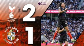 Premier League: Tottenham 2 - 1 Luton Town (2023-2024)