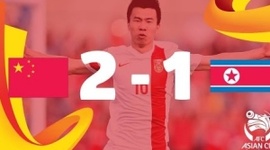 Taça Asiática: China 2 - 1 Coreia do Norte (2015)