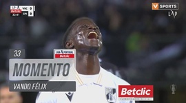Liga Portugal Betclic: V. Guimarães vs Casa Pia, Jogada Vando Félix, 33' (2024-2025)