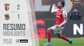 Liga Portugal Bwin: Sp. Braga 2 - 1 Paços Ferreira (2021-2022)