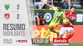 Liga Portugal Betclic: Tondela 2 - 2 Santa Clara (2025-2026)