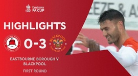 FA Cup: Eastbourne Borough 0 - 3 Blackpool (2020-2021)