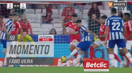Liga Portugal Betclic: Benfica vs FC Porto, Jogada Fábio Vieira, 59' (2024-2025)