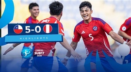 Sudamericano Sub-17: Chile 5 - 0 Peru (2025)