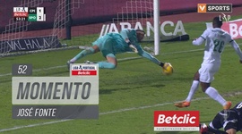 Liga Portugal Betclic: Casa Pia vs Sporting, Jogada José Fonte, 52' (2024-2025)