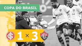 Copa do Brasil: Internacional 1 - 3 Vitória (2021)