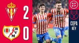 Copa del Rey: Sporting Gijón 2 - 0 Rayo Vallecano (2022-2023)