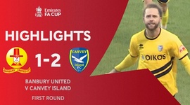 FA Cup: Banbury United 1 - 2 Canvey Island (2020-2021)