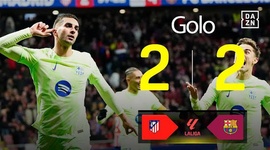 La Liga: Atlético Madrid vs Barcelona, Golo 2-2 Ferran Torres (2024-2025)