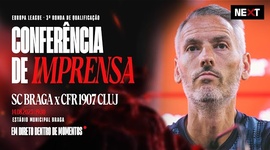 Liga Europa: Antevisão de Carlos Vicens ao Sp. Braga vs CFR Cluj (2025-2026)