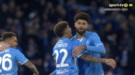 Serie A: Napoli vs Inter, Golo 1-1 P. Billing (2024-2025)