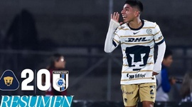 Liga MX: Pumas 2 - 0 Gallos Blancos (2024-2025)