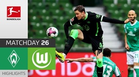 Bundesliga: Werder Bremen 1 - 2 VfL Wolfsburg (2020-2021)