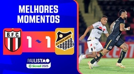 Campeonato Paulista: Botafogo-SP 1 - 1 Água Santa (2025)