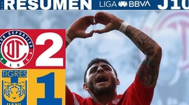 Liga MX: Toluca 2 - 1 Tigres (2023-2024)