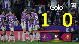 La Liga: Valladolid vs Barcelona, Golo 1-0 Aguayo (2024-2025)